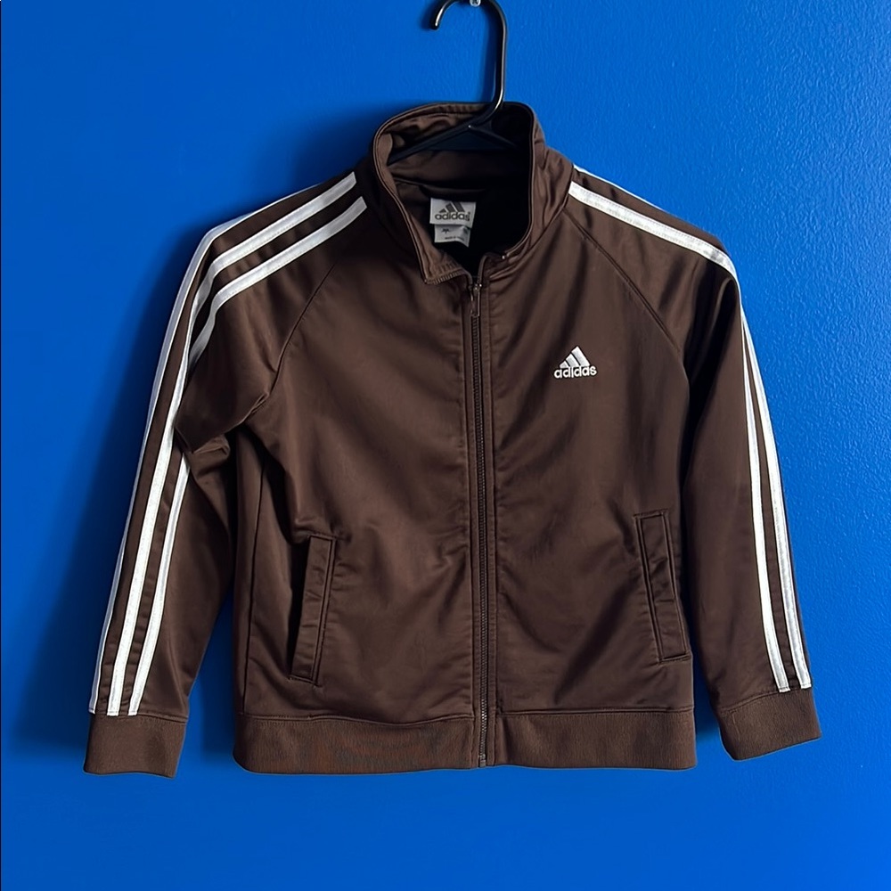 Adidas Kids Brown Track Jacket
